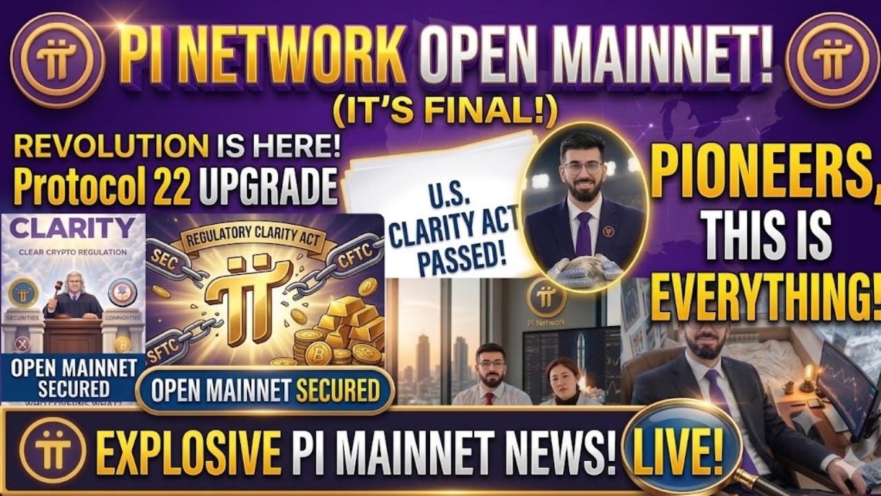 PI NETWORK READY FOR THE NEXT PHASE? MAINNET, CLARITY ACT & BINANCE'S $1.63T MOVE EXPLAINED