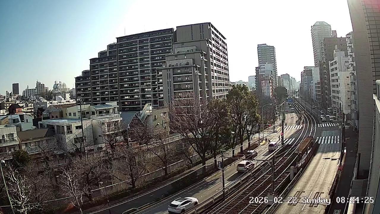 東京都新宿区西早稲田ライブカメラ。Tokyo Shinjuku　Waseda Live camera. World cam.