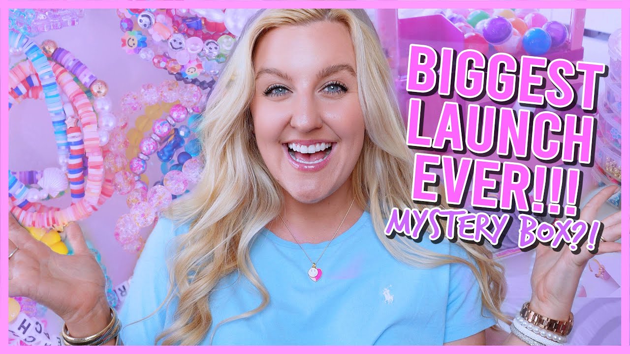 MY BIGGEST LAUNCH EVER!! MYSTERY BOXES, EARRINGS, BEAD KITS & OVER 100 NEW BRACELETS!!