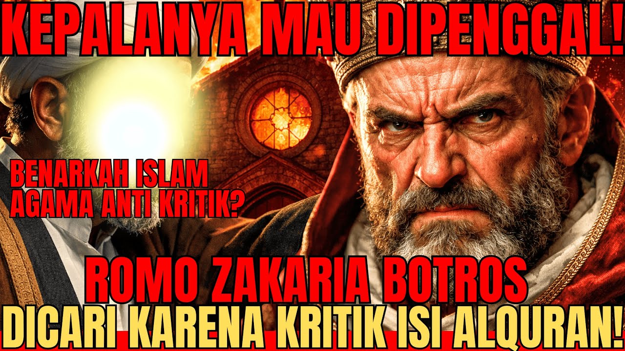ZAKARIA BOTROS: ROMO KOPTIK YG KEPALANYA DIHARGAI JUTAAN DOLLAR KARENA BONGKAR ISI AL-QUR’AN!
