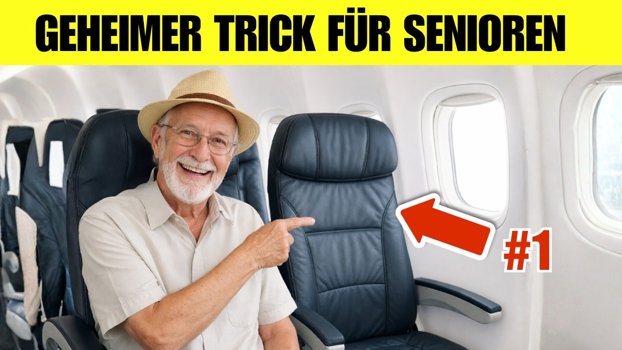 Über 60? Der Geheime Trick, um Sich im Flugzeug Richtig Hinzusetzen