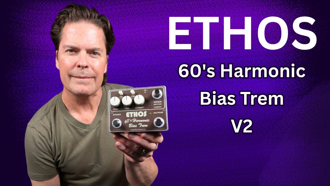 Custom Tones Ethos Harmonic Bias Tremolo Pedal V2. Больше, чем просто ОТЛИЧНАЯ педаль тремоло!