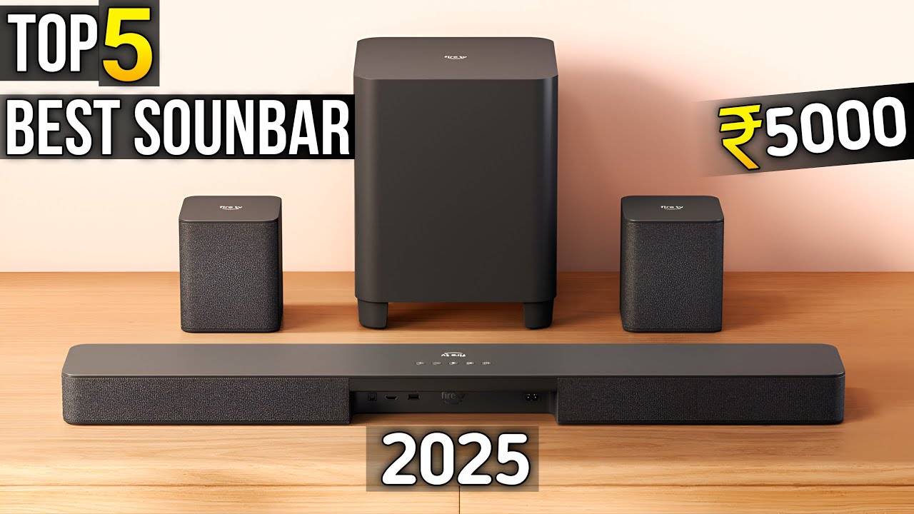 Top 5 best soundbar under 5000 in india | best budget soundbar under 5000💥 best soundbar 2025