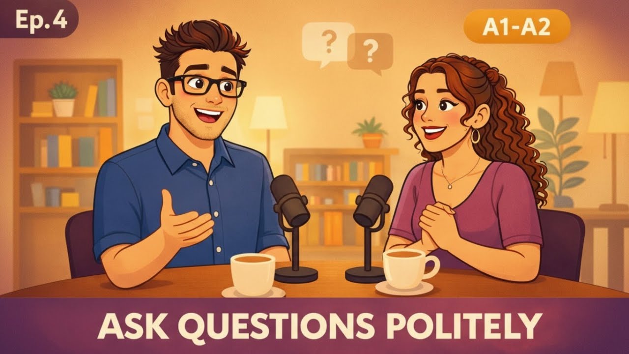 How to Ask Questions in English | Polite English Conversation | A1-A2