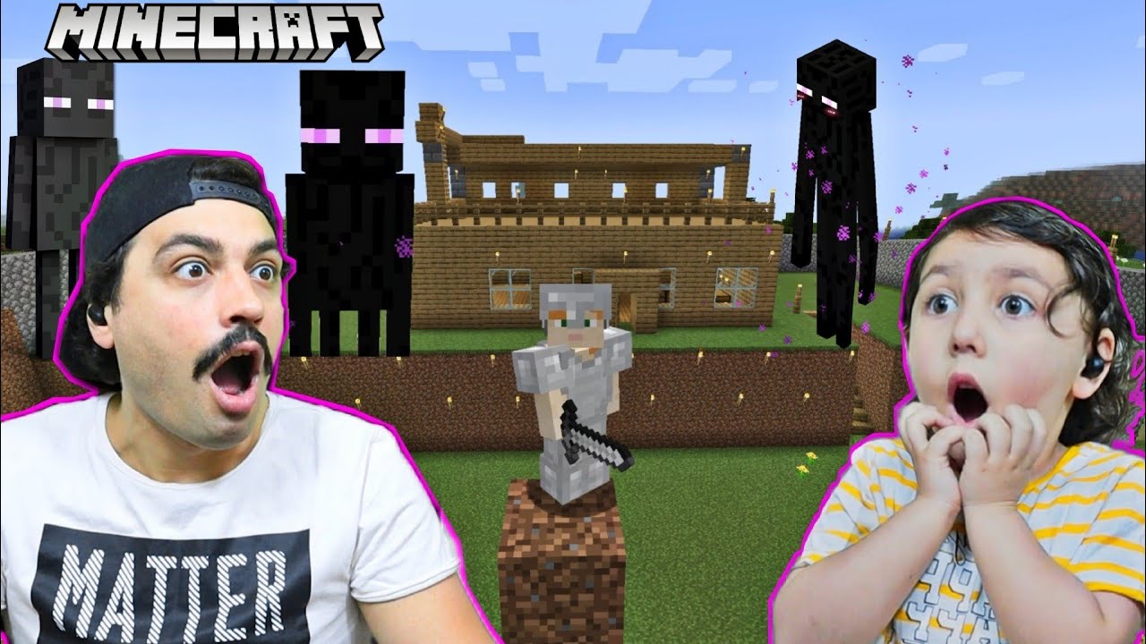 ENDERMAN EVİMİZE GİRDİ 😨 MİNECRAFT 6.Bölüm