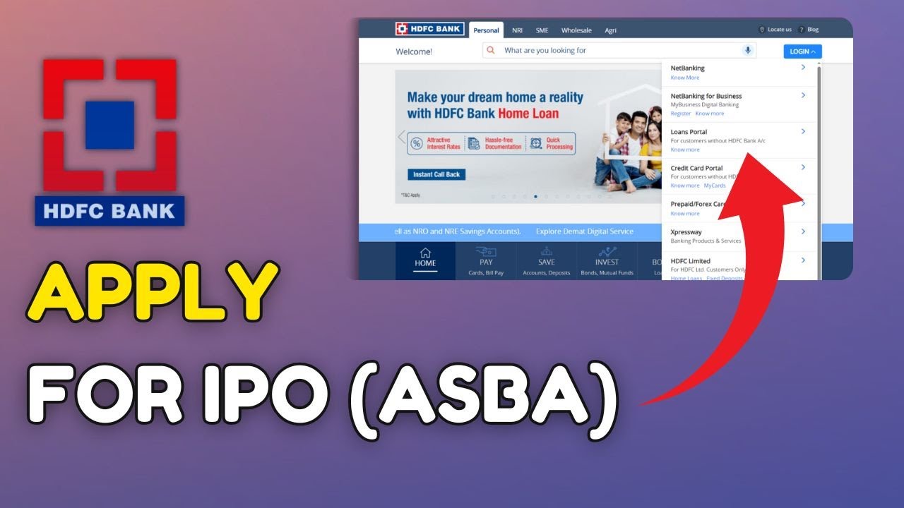 How to Apply for IPO via HDFC NetBanking (ASBA) 2025?