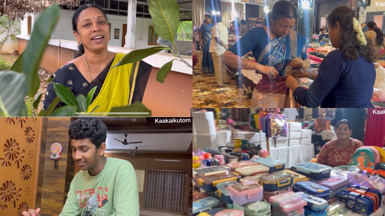 வாழைப்பூ பொரியல்!!& சேலத்தில் ஒரு குட்டி ஷாப்பிங் செய்வோமா!!
