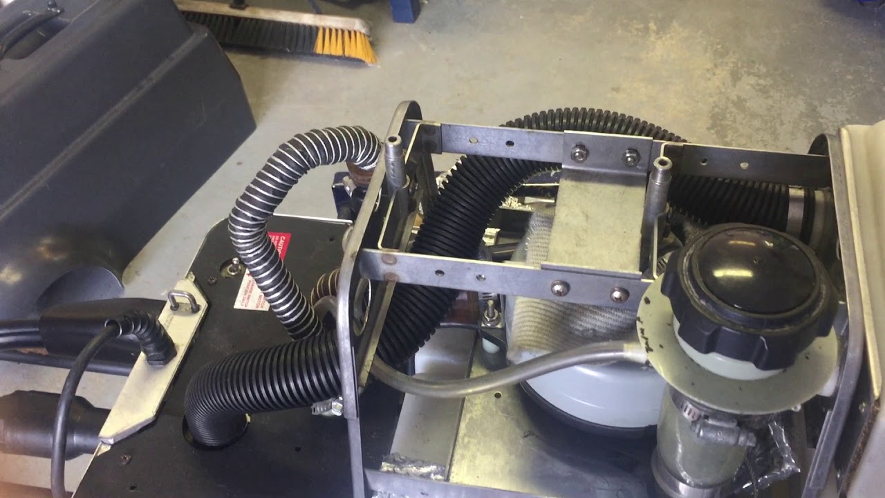 Oxy-Dry inner workings of the VonSchrader dry foam upholstery cleaning system.
