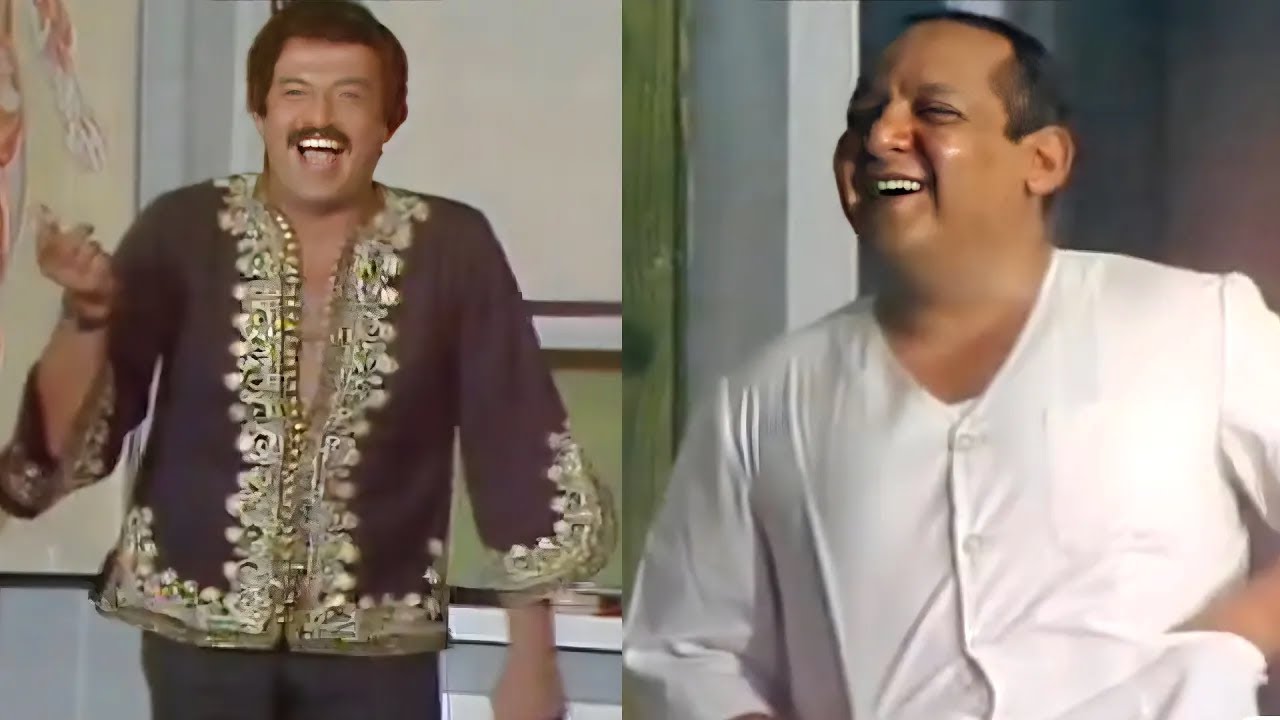 خروج سمير غانم عن النص لما قابل عمر الشريف فى فرنسا والجمهور يضحك بهيستريا 😂😂 عزمني فى مطعم احيه 🤣🤣