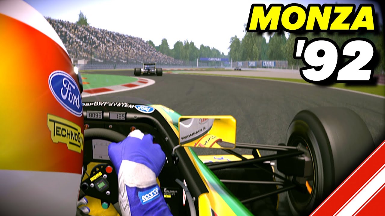 Schumacher’s V8 Benetton B192 Charging at Monza 🇮🇹 ssetto Corsa VR gameplay