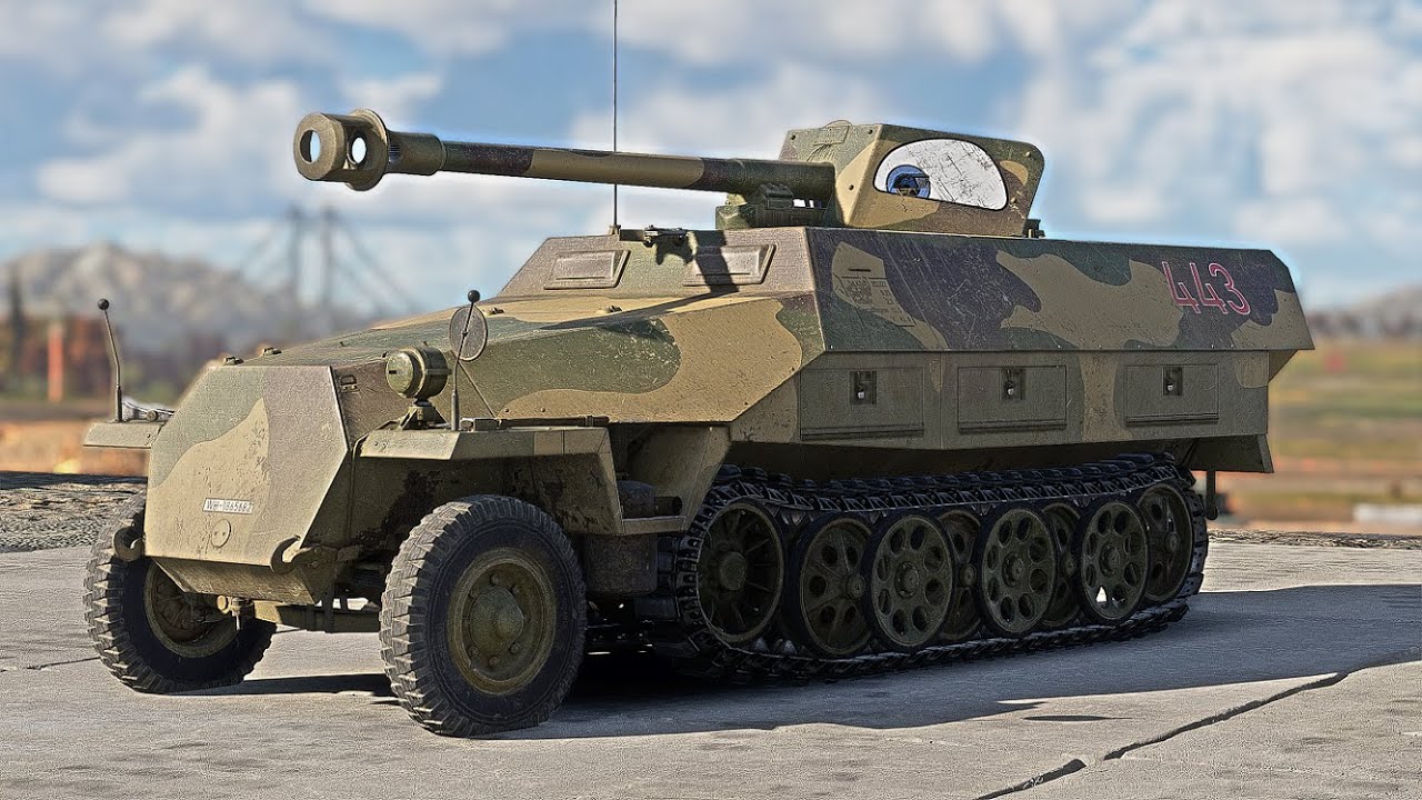 Armor Poses No Problem For This Tank Destroyer || Sd.Kfz.251/22 in War Thunder