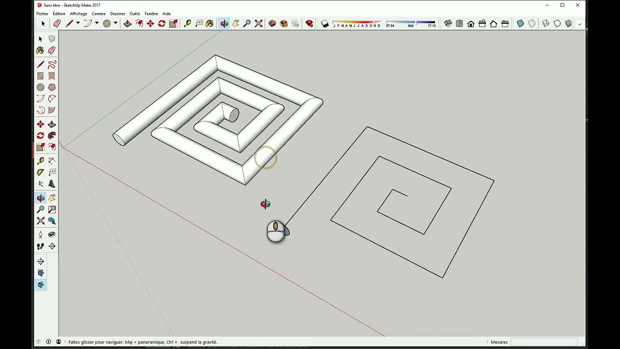 Modéliser des tuyaux avec Sketchup