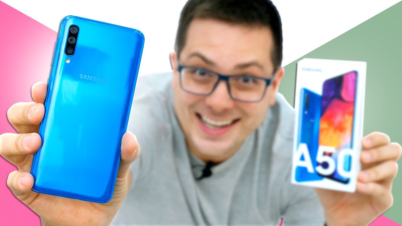 GALAXY A50! O MELHOR da NOVA LINHA da SAMSUNG!? UNBOXING!