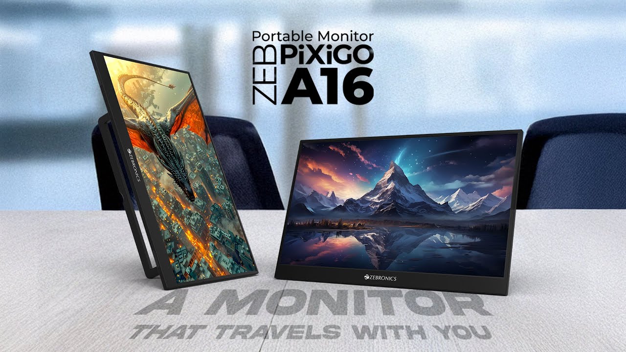 Zebronics | Zeb Pixigo A16 | Portable Monitor