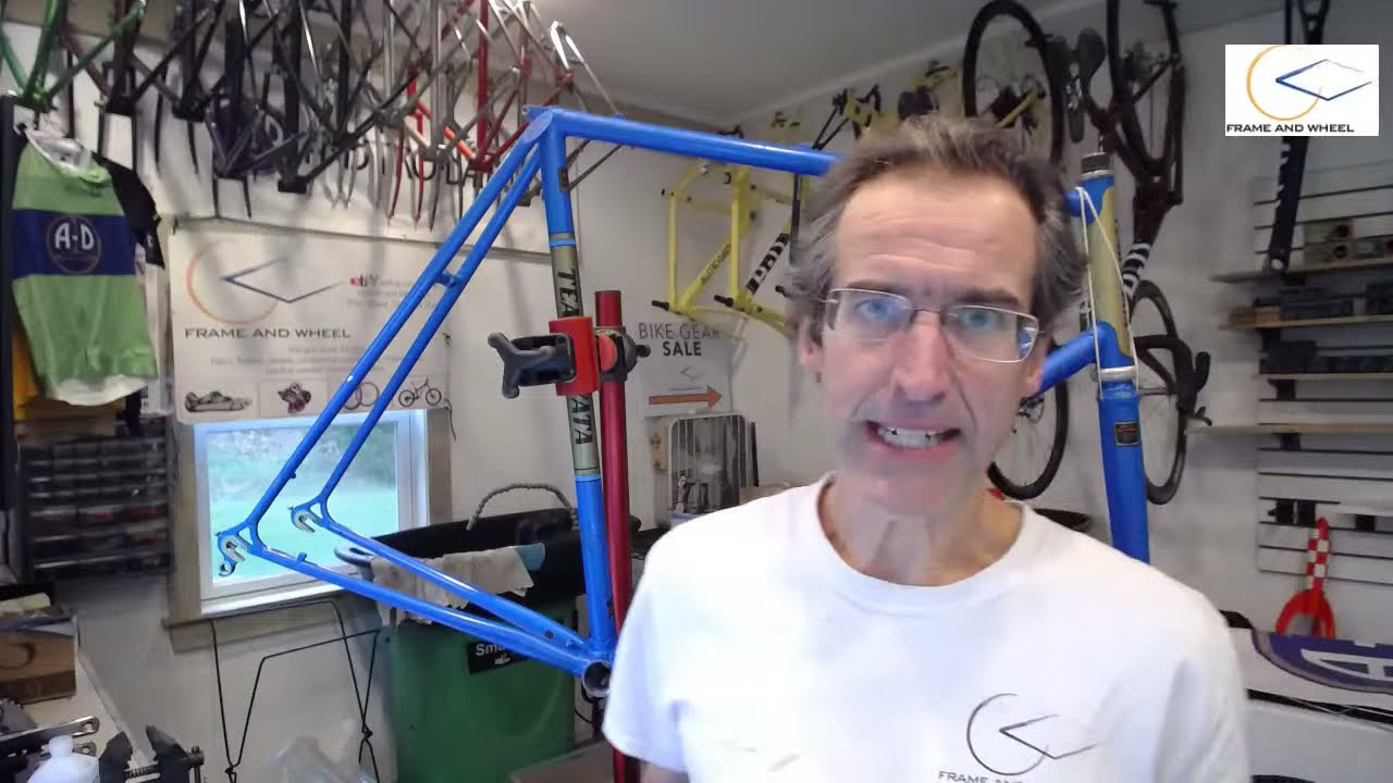 Bike Tour: 1980s Team Miyata steel frameset