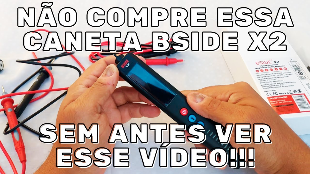 046 - Caneta BSide X2 Detector de Tensão e Multímetro - Saiba como funciona!