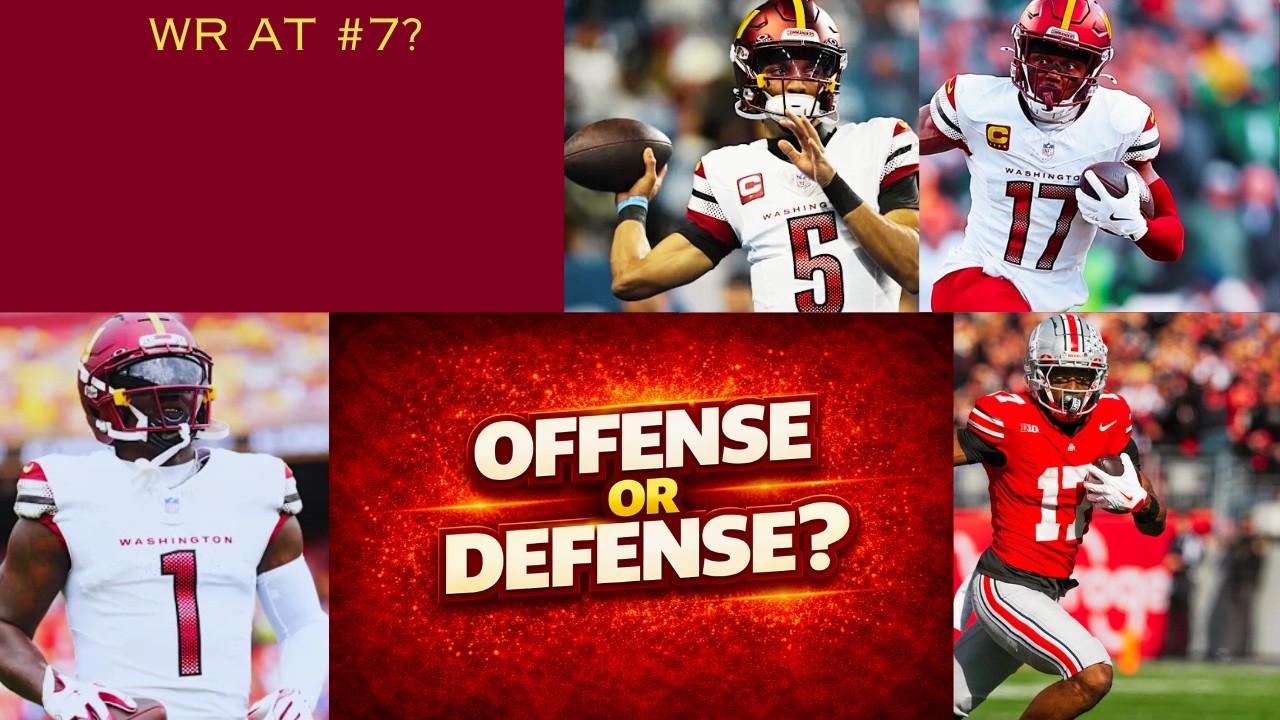 Should the Commanders Draft Carnell Tate at No. 7? Major Offensive Decision!