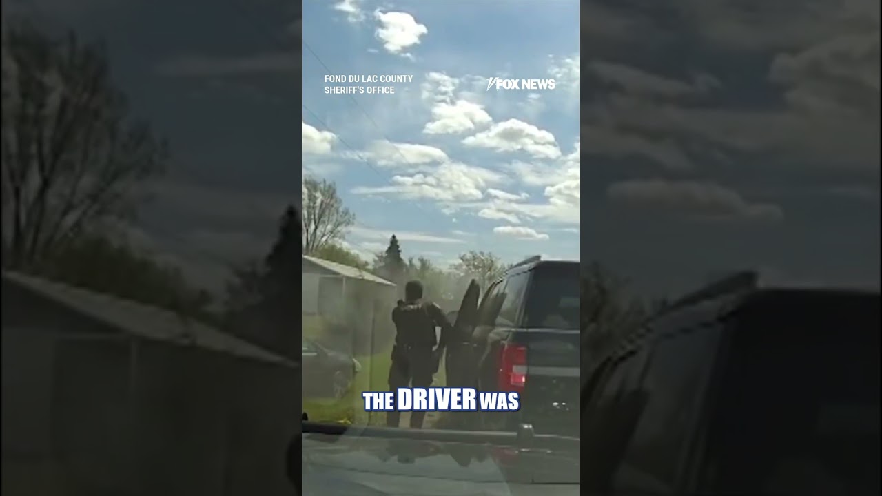 WATCH: Police chase ends after suspect's car FLIPS #shorts #car #policechase #us #news
