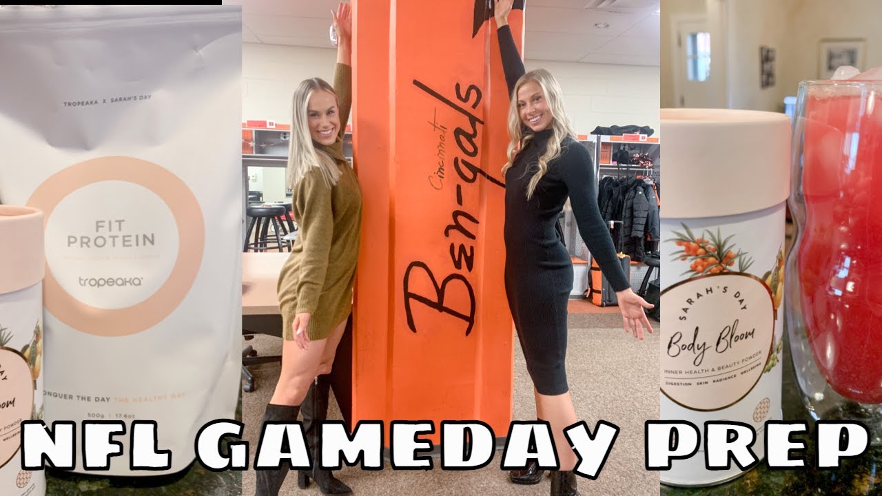 NFL game day preparation | what i eat, pack, + what i did the weekend before!