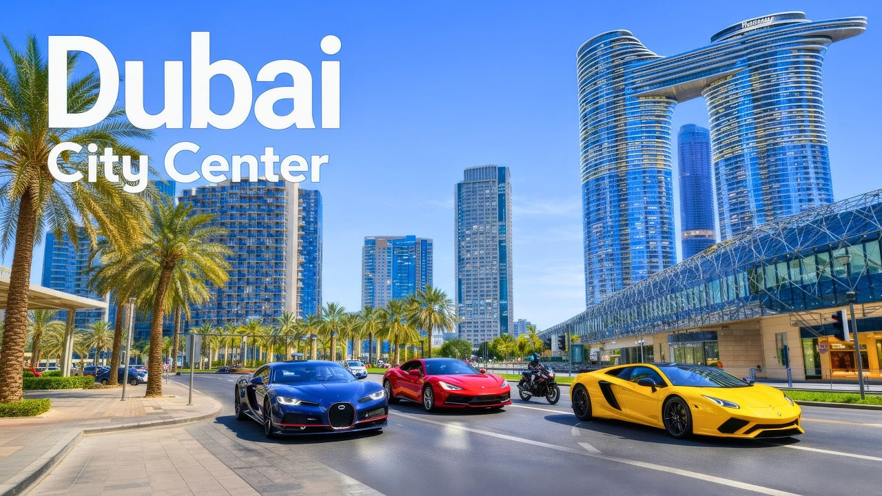 Пешеходная прогулка по Дубаю 4K 🇦🇪 Яркий тур по центру Дубая