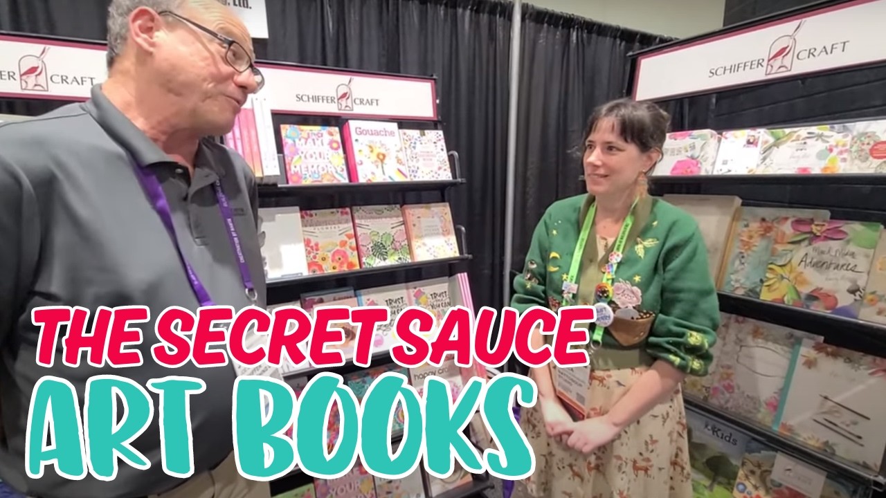 Talking About Art Books!  A Chat with Schiffer Publishing at The Biggest Art Supply Convention