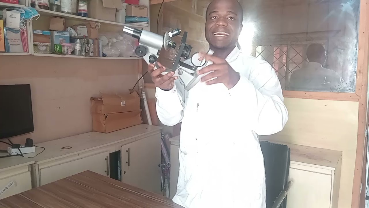 How to set up a simple microscope.