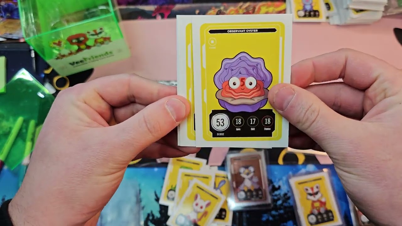 Opening a Sealed Veefriends Booster Box - 3 Rare hit box