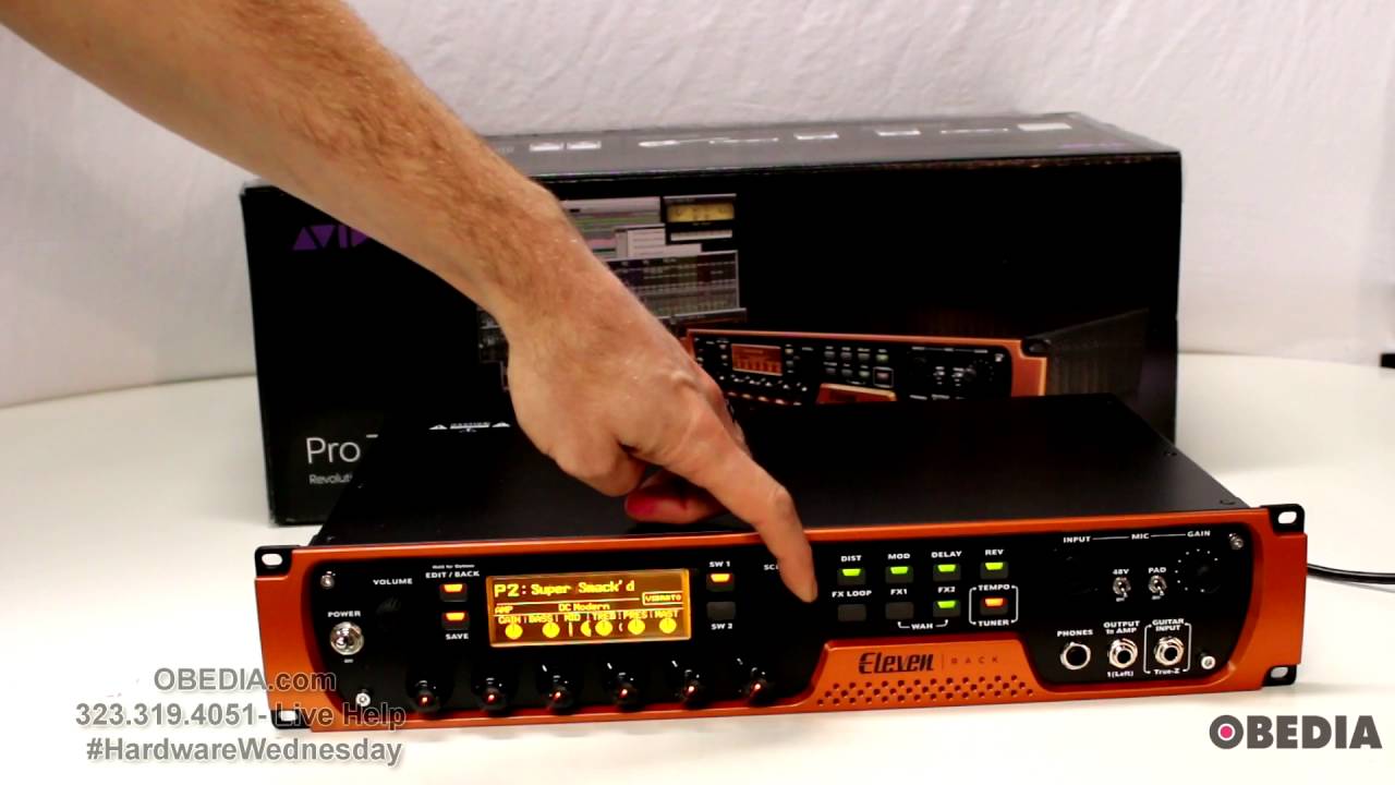 Avid Eleven Rack with Pro Tools overview