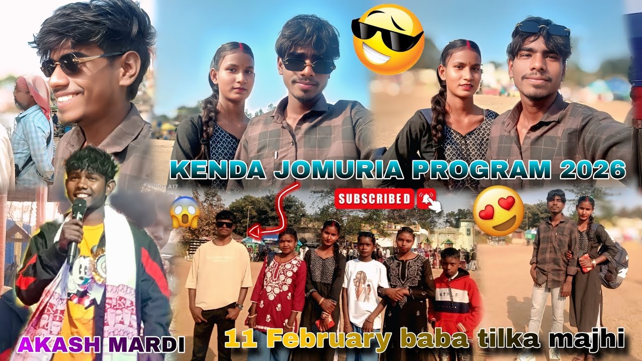 Kenda jamuria program 2026 // 11 February baba tilka majhi // akash mardi // rajib basky