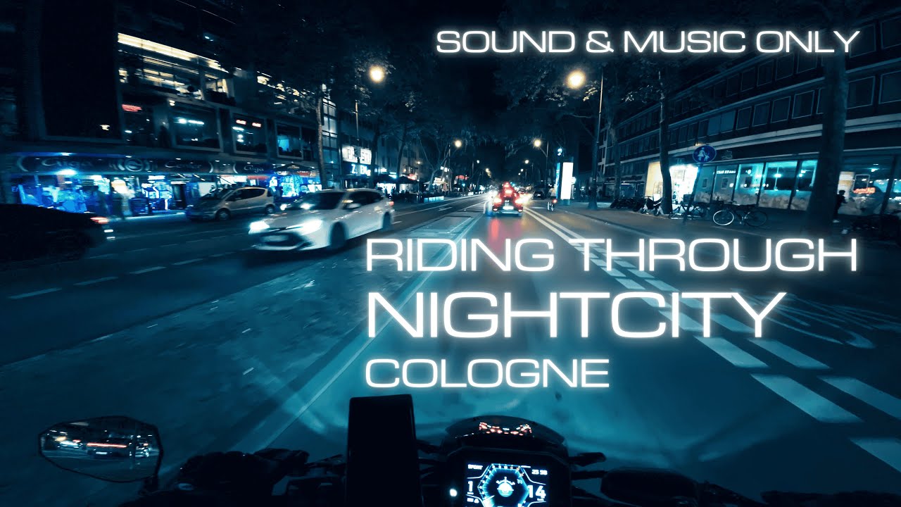 RIDE WITH ME through Night City Cologne [4K] | NO TALKING | Kawasaki Z900 [2025]
