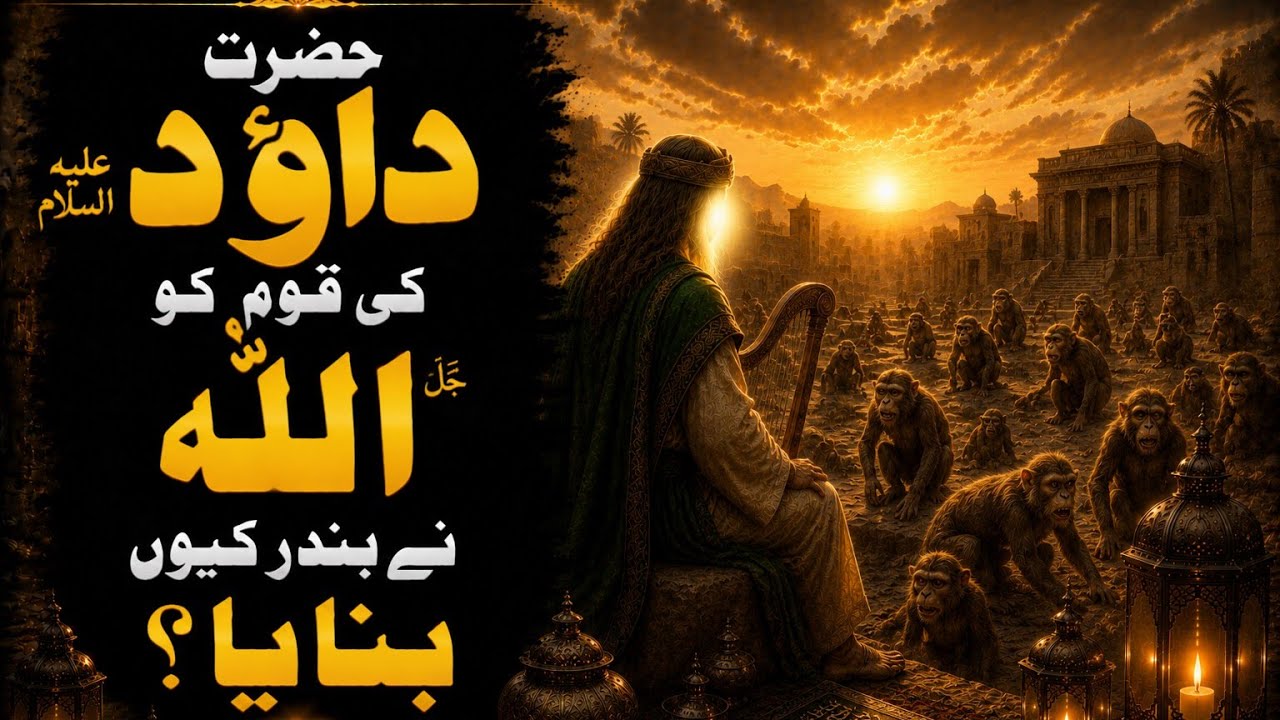 Hazrat Dawood as ki qaom bandar Kaisi bani? ||Hazrat Dawood as ka waqia || Info At Hasnain