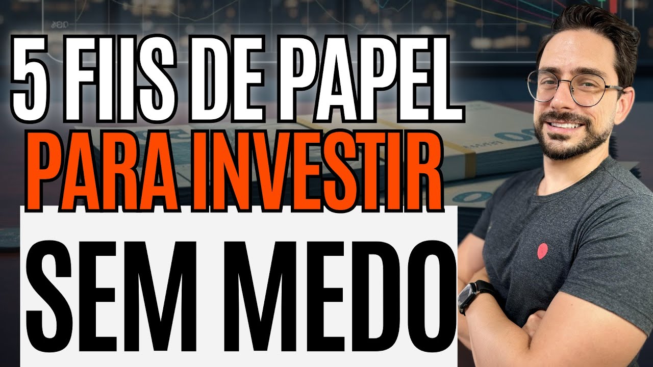 💰FIIs de PAPEL: TOP 5 Fundos SEGUROS para Investir SEM MEDO