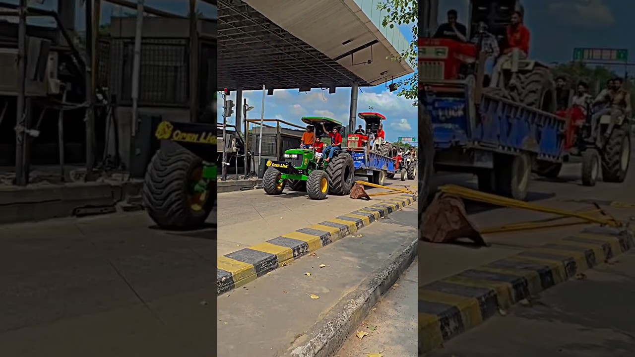 Nishudeshwal Tochan king on Toll tax 💪🏻🚜 attitude status #tractor #viral #youtubeshorts