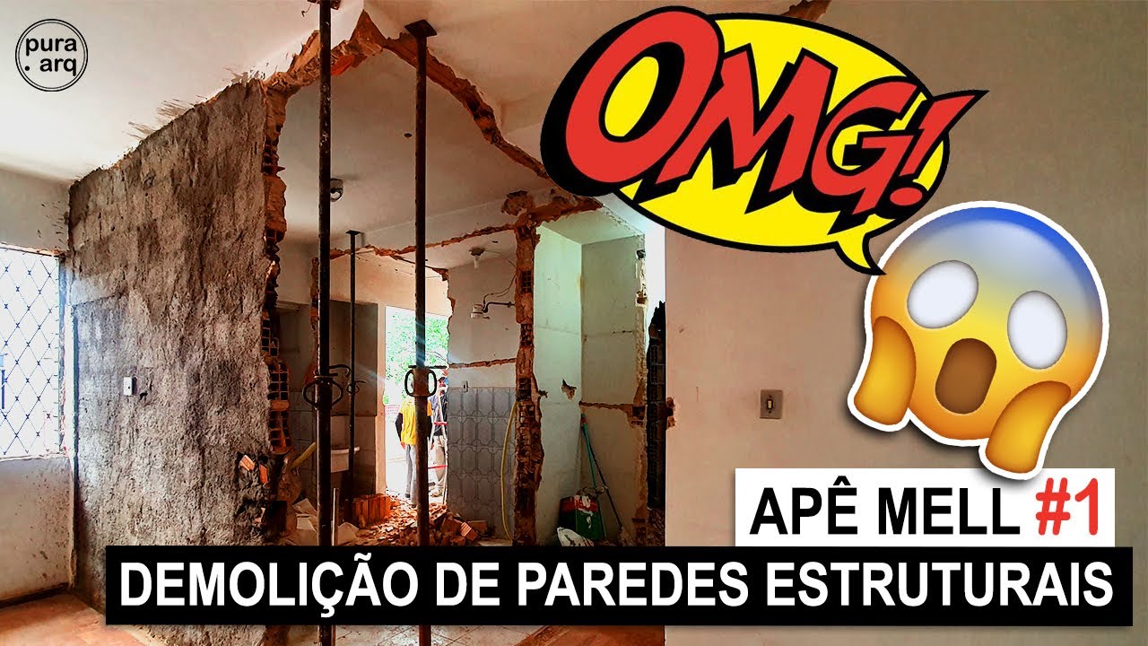 REFORMA TOTAL EM APÊ COM ALVENARIAS ESTRUTURAIS