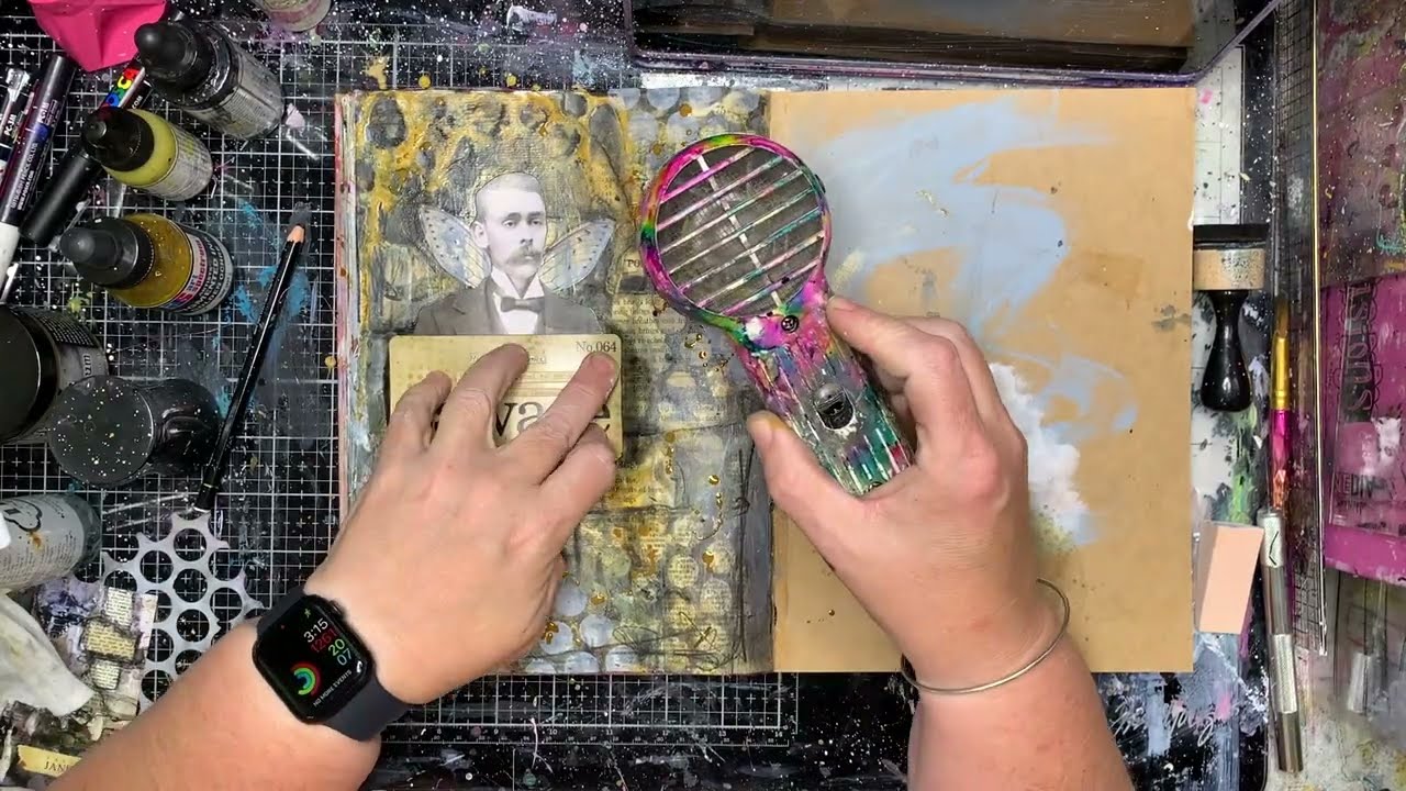 Artist Almanac: Day 4 - Vintage grunge collage
