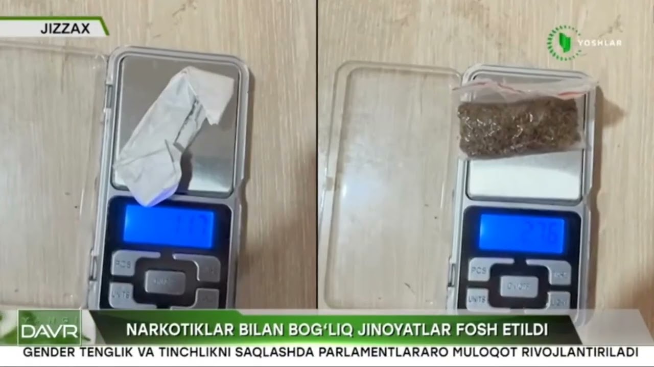 Narkotiklar bilan bog'liq jinoyatlar fosh etildi (Jizzax)