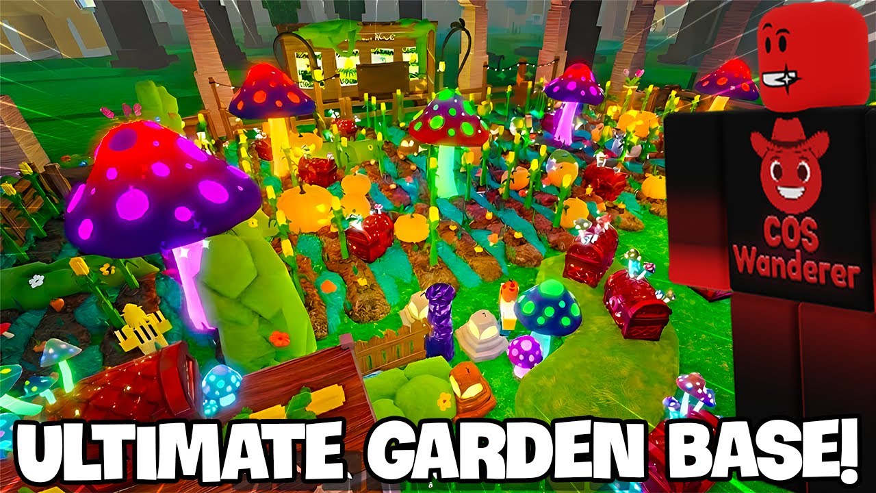I Built an Ultimate Garden Base in 99 Nights in a Forest!