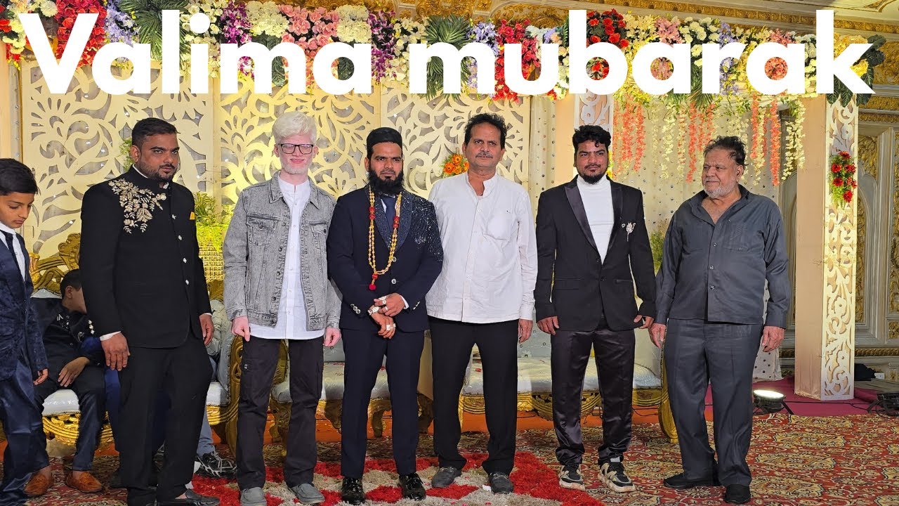Aaj MJ Palace Function Hall main valima hai
