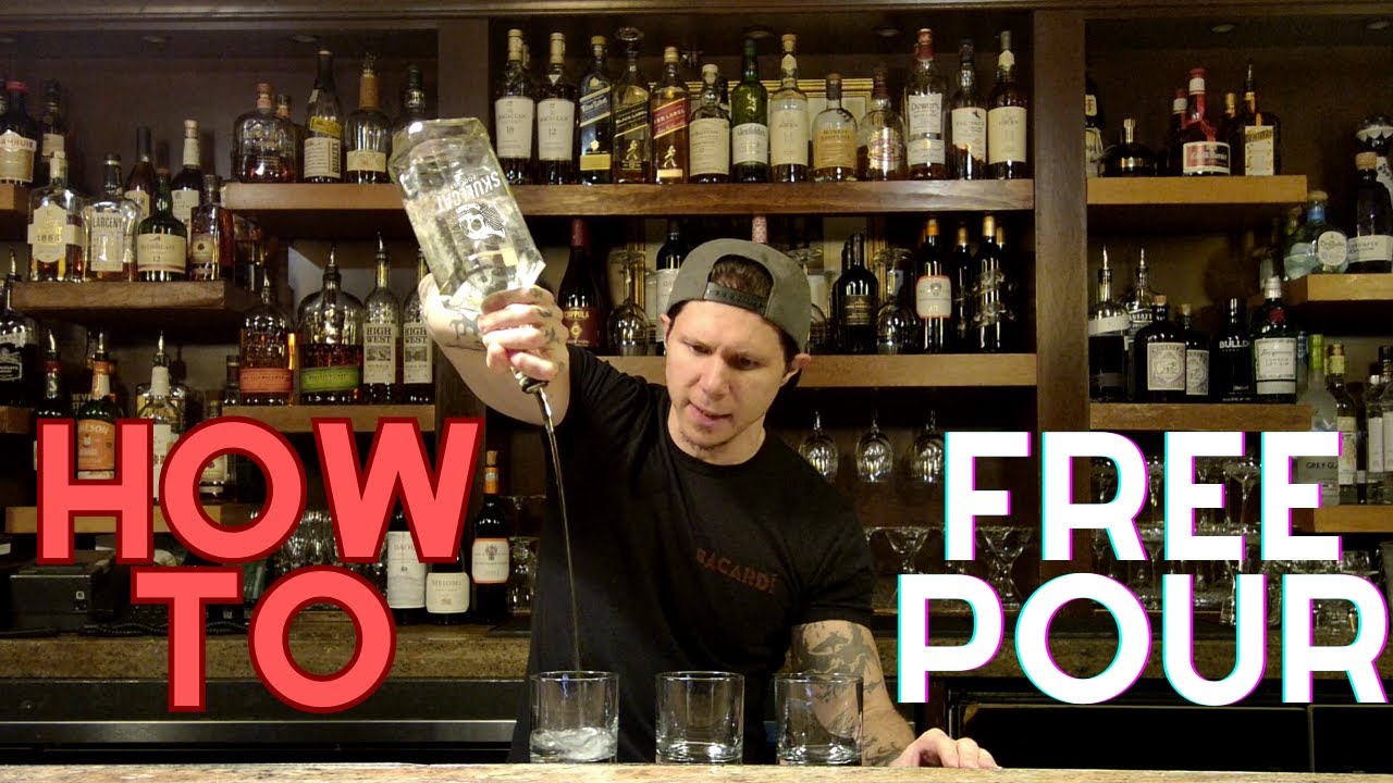 Free Pouring like a Pro! Easy Bartender Guide