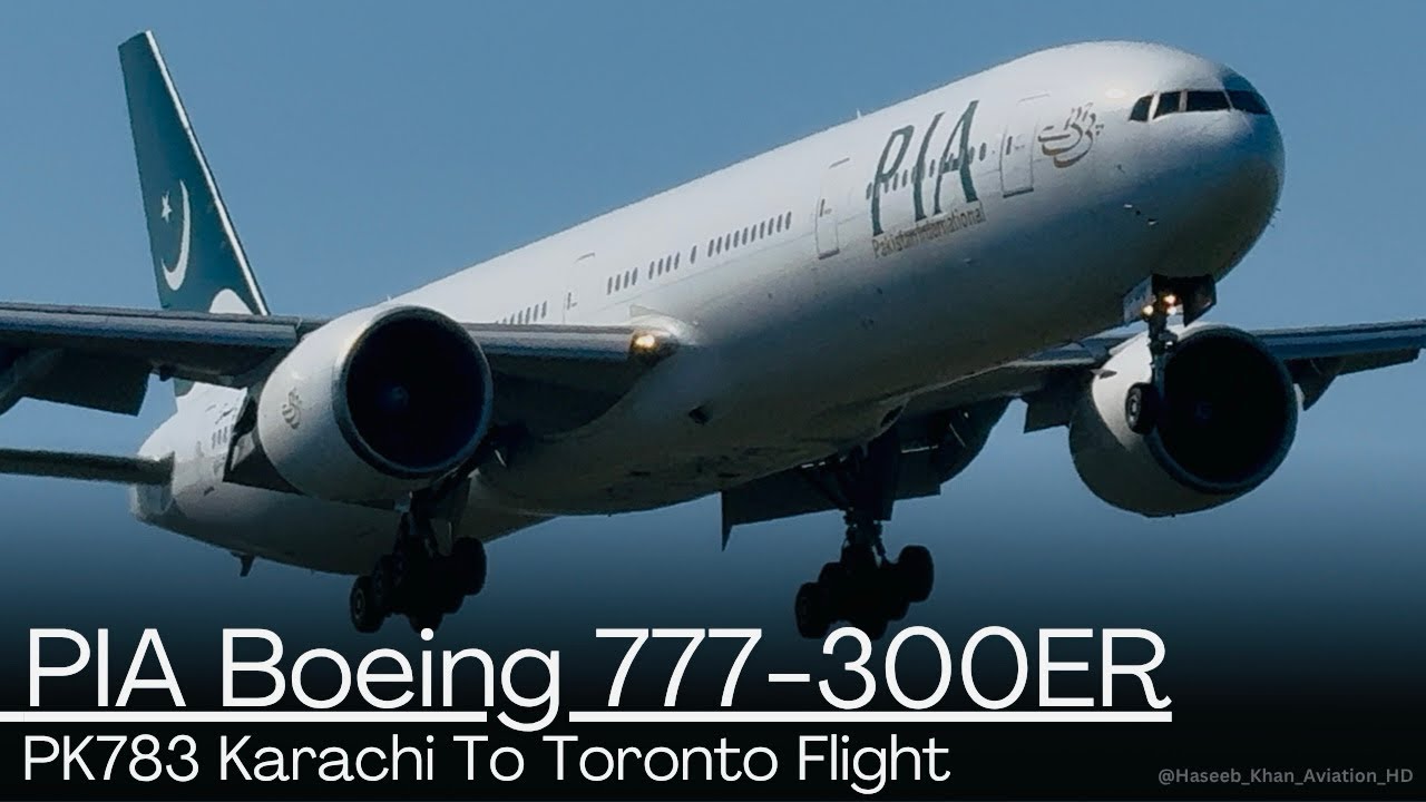 PIA возвращается в Торонто! Прибытие Boeing 777-300(ER) AP-BHV #aviation #pakistan #pia #piatoron...