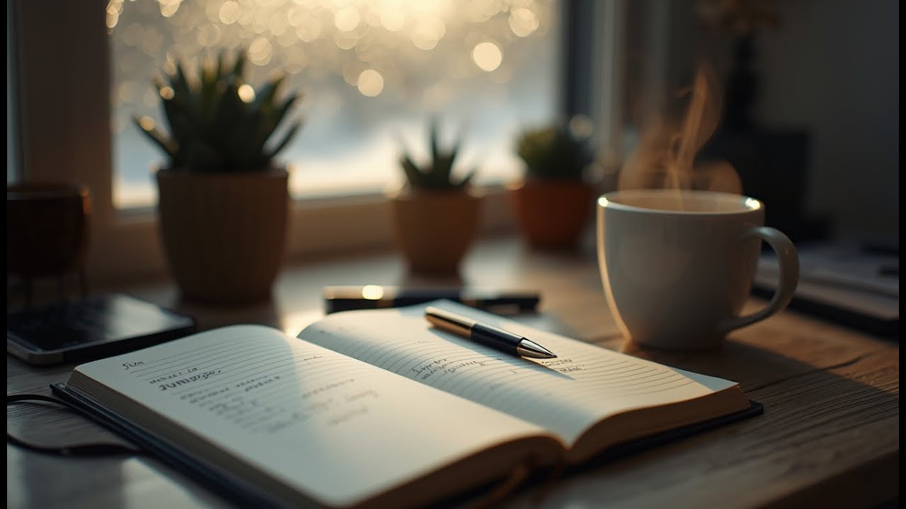 Soft Winter Morning Journal – Cozy Focus Music for Calm Writing, Studying & Reflection