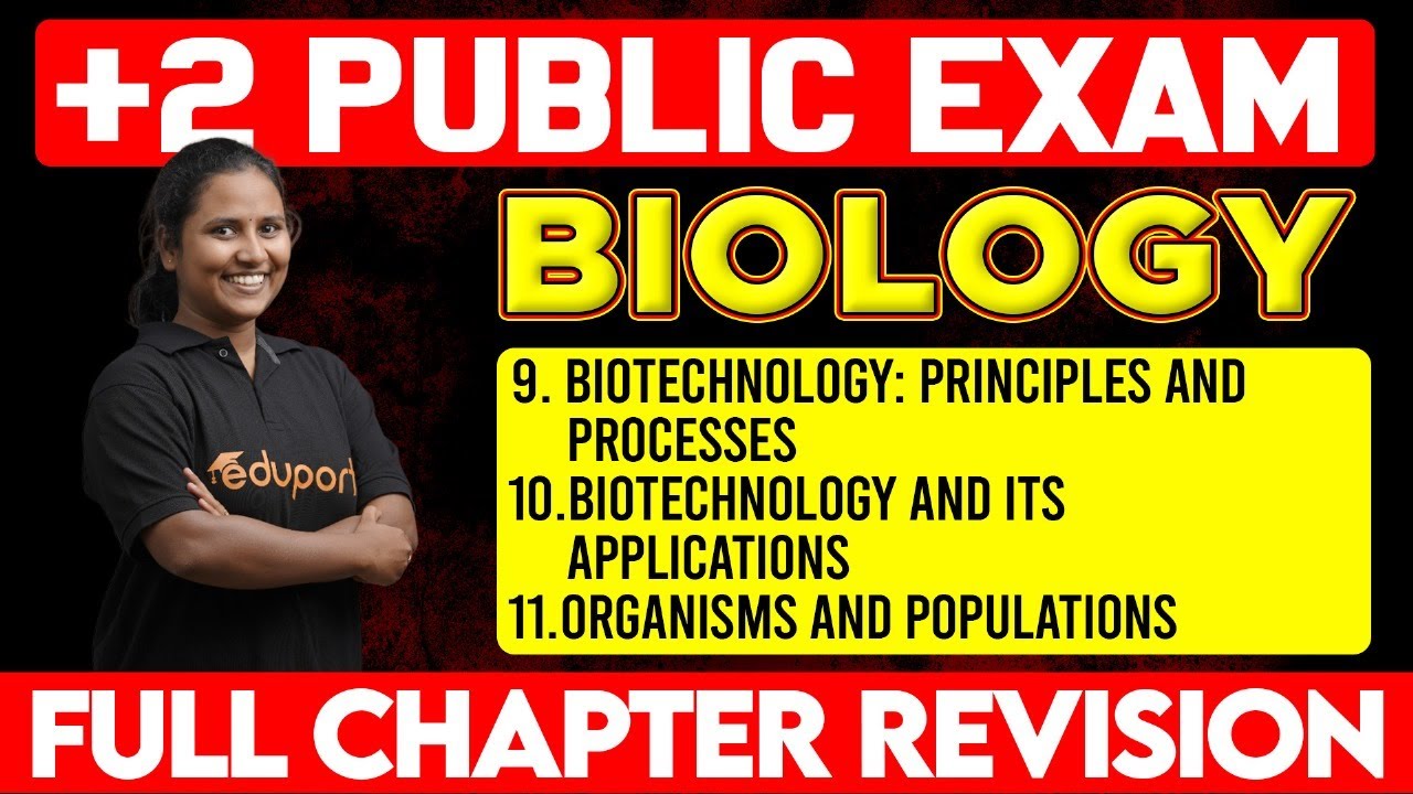 Plus Two Biology Public Exam | Chapters 9 , 10 & 11 | Eduport Plus Two