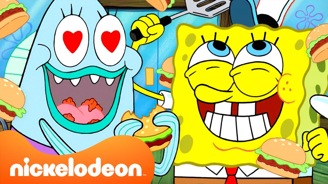 Губка Боб | 60 минут процветания Красти Краба 🍔✨ | Nickelodeon Cyrillic