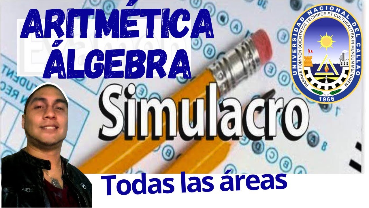 🔴 Solucionario Simulacro Universidad Callao 2024 1 ARITMÉTICA ÁLGEBRA
