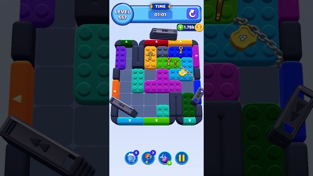 Color Block Jam Updated Level 557 #colorblockjamgame #colorblockjam #walkthrough #games #fungame