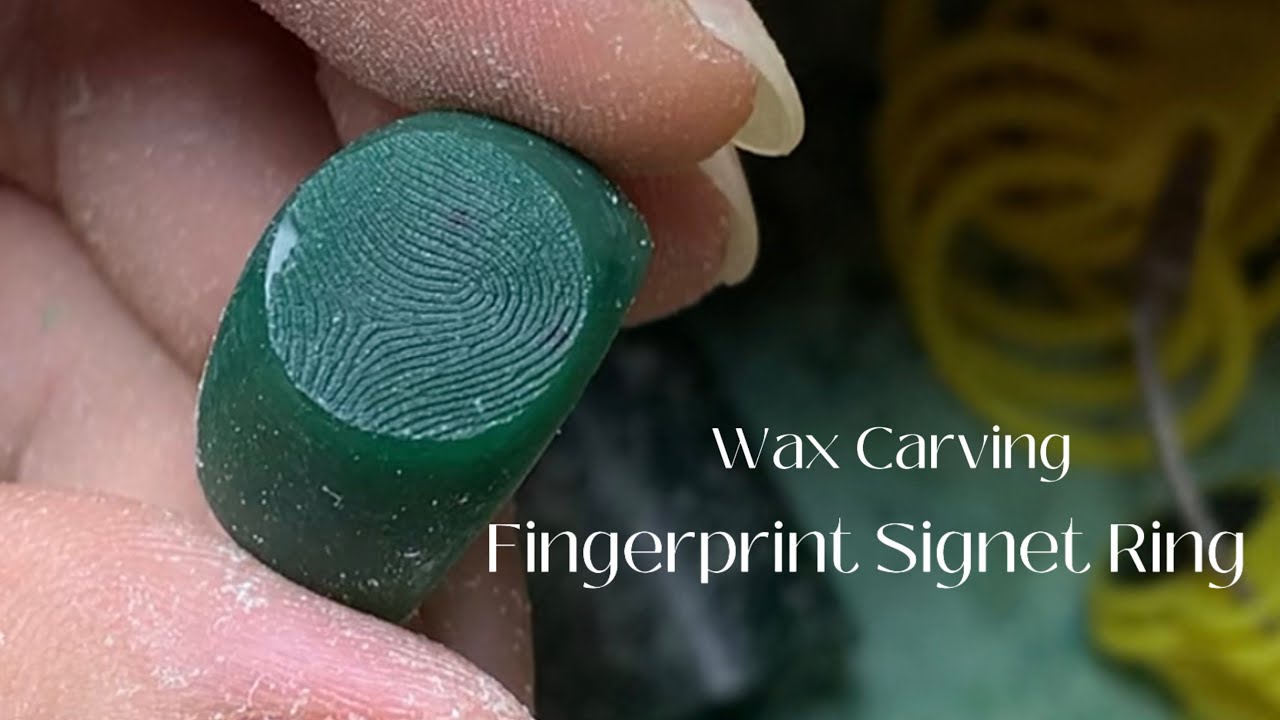 Fingerprint Signet Ring | Was Carving