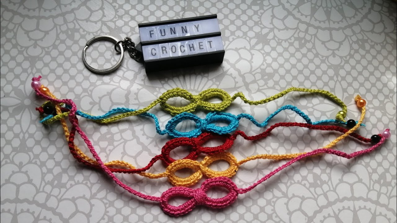 🥰Bracelet symbole infini au crochet 🥰