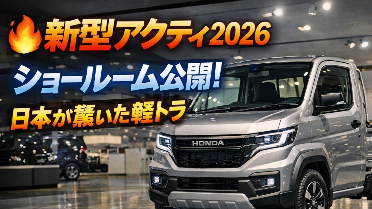 😱 衝撃！2026年 新型ホンダ アクティ Ultimate Work X が登場？日本中が驚いた理由とは