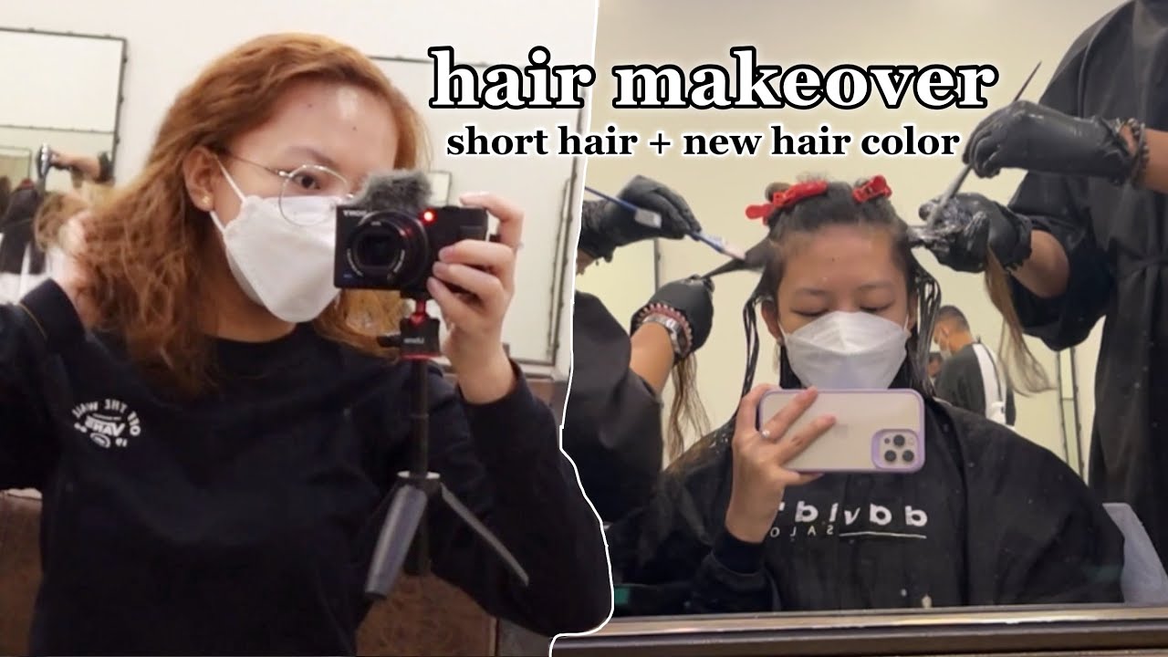 HAIR MAKEOVER (Short hair na + New hair color) | Philippines