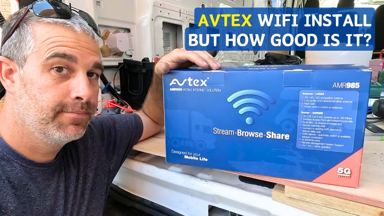 Установка AVTEX Campervan WiFi... Есть ли от него толк? | Переделка кемпервана Ford Transit